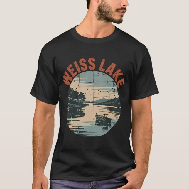 T-shirt Guide de pêche Guide de Back Water Service de pêch (Devant)