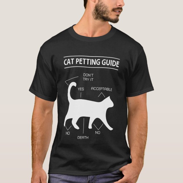 T-shirt Guide de préparation de chats (Devant)