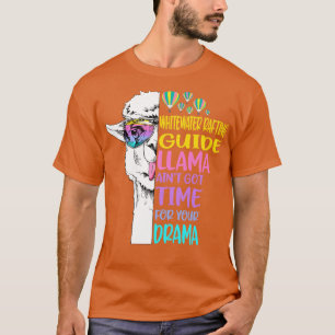 T-shirt Guide de Rafting en eau vive Llama