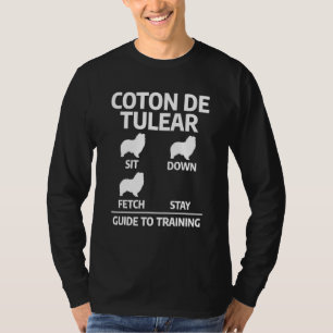 T-shirt Guide d'entraînement Coton De Tulear Entraîneur de