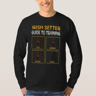 T-shirt Guide d'entraînement du chien-setter irlandais