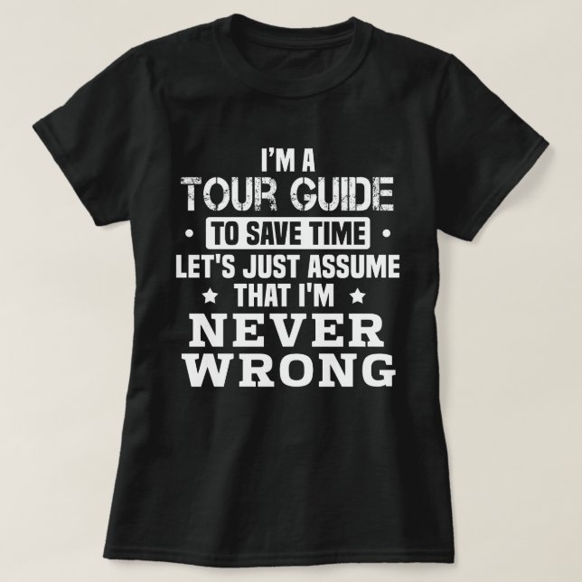 T-shirt Guide des visites (Design devant)