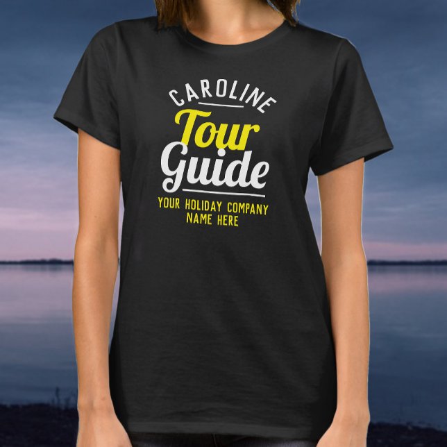 T-shirt Guide des voyages et des groupes (Créateur téléchargé)