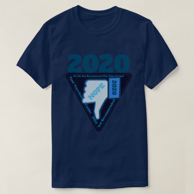 T-shirt Guide des voyageurs du temps 2020 (Design devant)