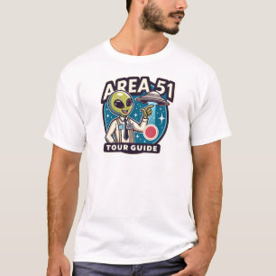 T-shirt Guide d'excursions de la zone 51