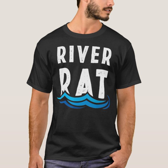 T-shirt Guide d'installation de radeau à flotteurs de rat (Devant)