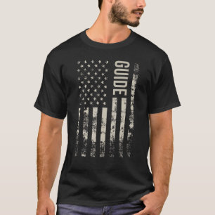 T-shirt Guide du drapeau américain vintage