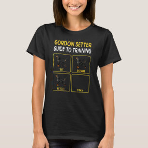 T-shirt Guide du Gordon Setter pour la formation à l'obéis