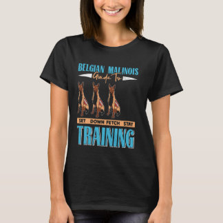 T-shirt GUIDE MALINOIS BELGE DE LA FORMATION BELGE Drôle