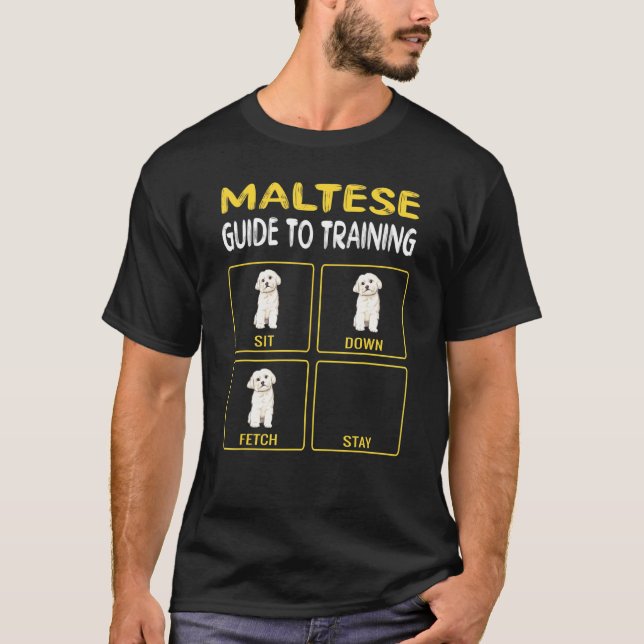 T-shirt Guide Maltais Pour L'Entraînement D'Obéissance De  (Devant)