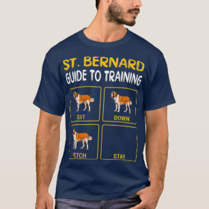 T-shirt Guide St Bernard Pour L'Entraînement De L'Obéiss