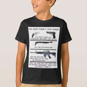 T-SHIRT GUIDE SÛR D'ARME À FEU DE FAMILLE