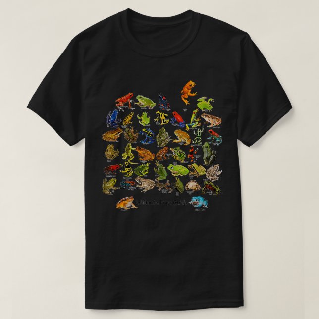 T-shirt Guide Ultimate Frog Funny Frog Lover Frog Propriét (Design devant)