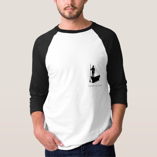 T-shirt "Guidée par le silence, portée par l'inconnu" -Min (Devant)
