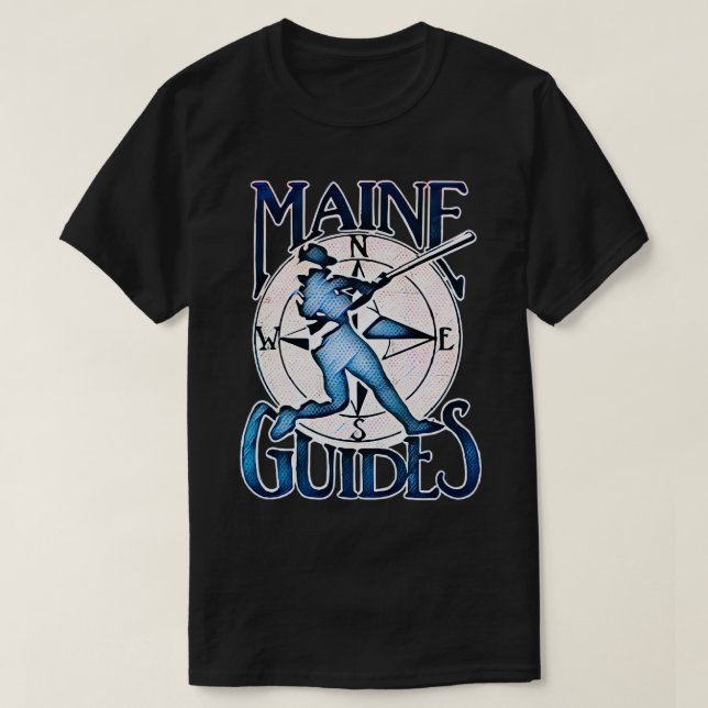 T-shirt Guides du Maine Baseball (Design devant)