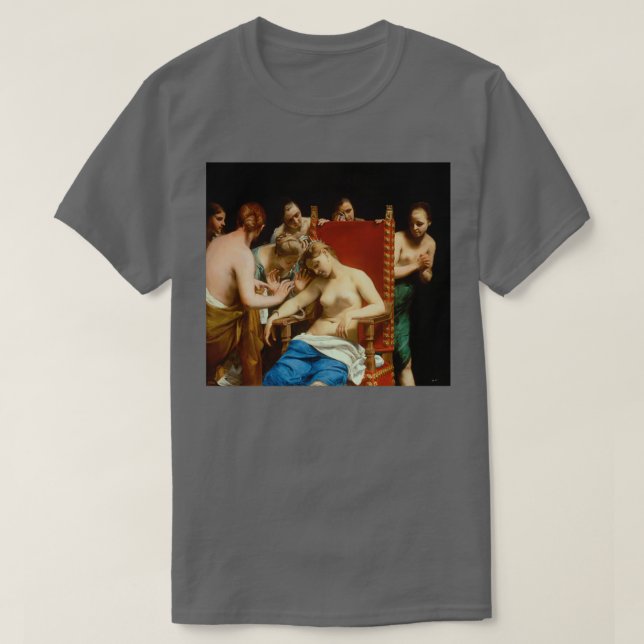 T-shirt Guido Cagnacci La mort de Cléopâtre (Design devant)