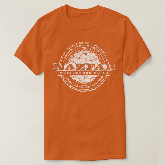 T-shirt Guilde des métaux de Nazfar (Design devant)