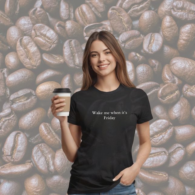 T-shirt guillemets esthétiques Réveillez-moi quand il est  (Créateur téléchargé)