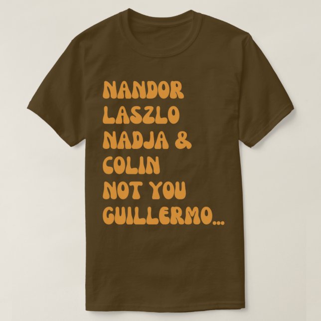 T-shirt Guillermo (Design devant)
