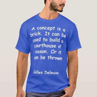 T-shirt Guilles Deleuze