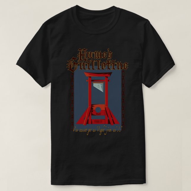 T-shirt Guillotine Humex27s (Design devant)