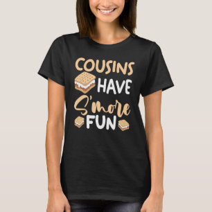 T-shirt Guimauve Camping Smores Camper Cousins Ont S'm