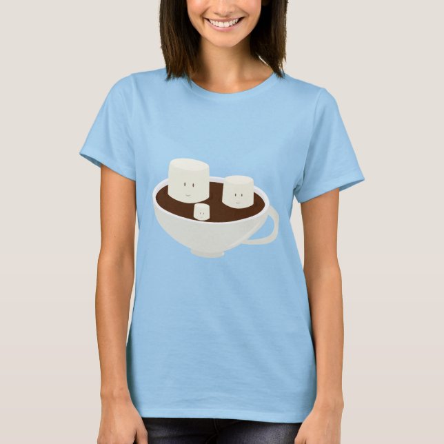 T-shirt Guimauves en chocolat chaud (Devant)