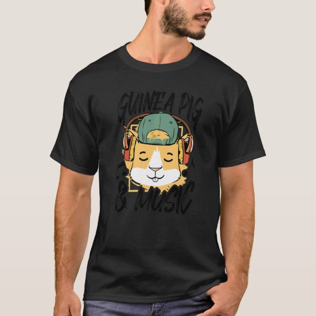 T-shirt Guine Guine Guine, Amoureux des animaux De Cochon  (Devant)