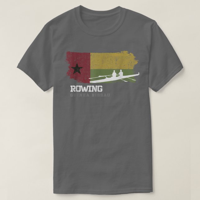 T-shirt Guinea Bissau Rowing Team Rower Oarsmen Rowing  (Design devant)