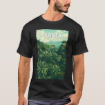 T-shirt Guinea Illustration Travel Art Vintage<br><div class="desc">Guinea retro vector travel design. Guinea offers a raw and authentic experience of West Africa’s natural beauty and vibrant traditions, from the bustling capital of Conakry to the lush highlands of Fouta Djallon.</div>