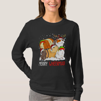 T-shirt Guinea Pig Christmas Merry Wheekmas  Guinea Pigs