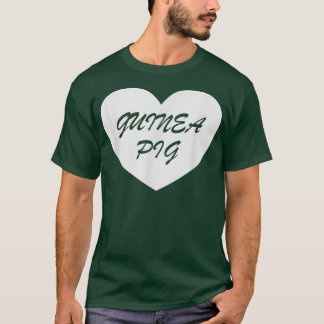 T-shirt Guinea Pig Heart Apparel - Unique Pigs Lover Desig