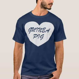 T-shirt Guinea Pig Heart Apparel - Unique Pigs Lover Desig