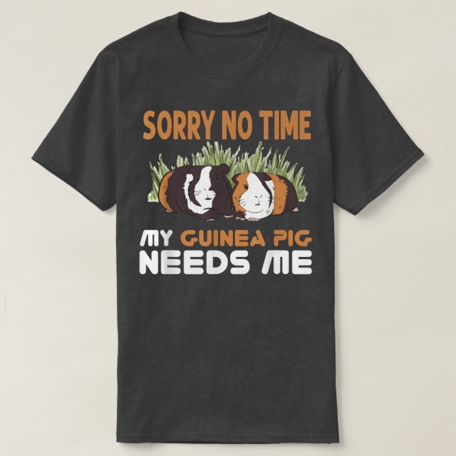 T-shirt Guinea Pig Lover  (Design devant)