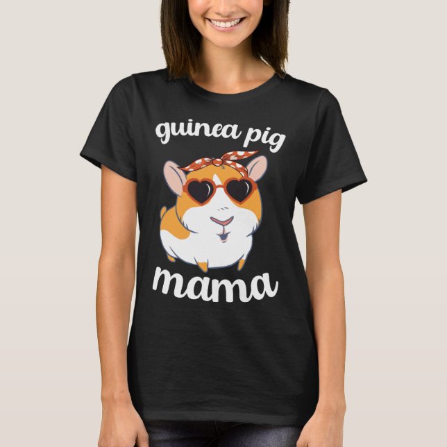 T-shirt Guinea Pig Mama Women Mothers Day Guinea Pig Mom M (Devant)