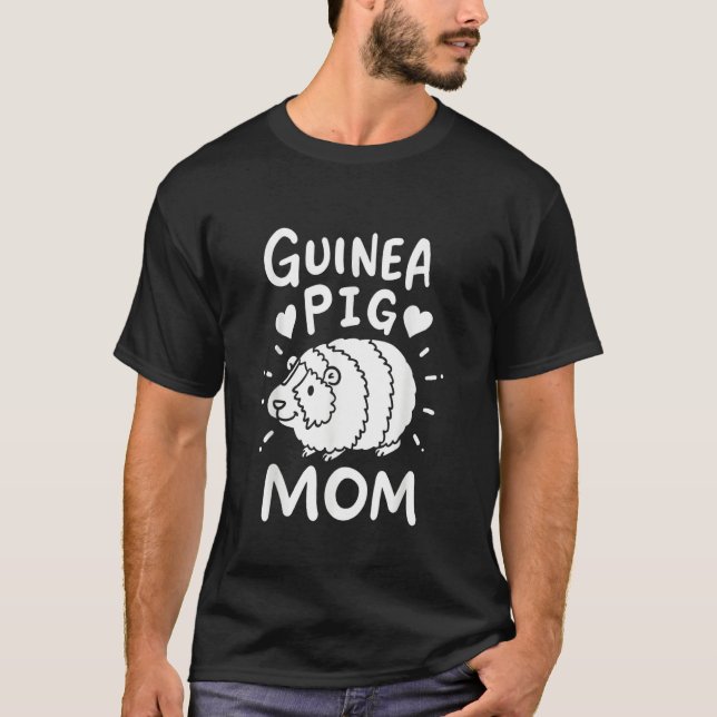 T-shirt Guinea Pig Mom (Devant)