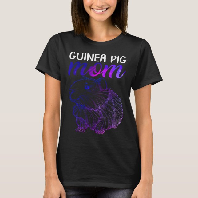 T-shirt Guinea Pig Mom Cute Furry Potato Cavy Guinea Mom M (Devant)