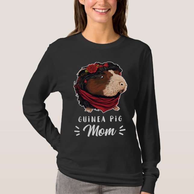 T-shirt Guinea Pig Mom Outfit for Guinea Piggies Girl (Devant)