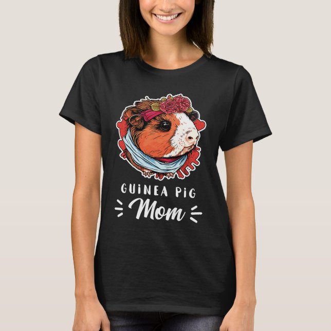 T-shirt Guinea Pig Mom Outfit for Guinea Piggies Girl   3 (Devant)