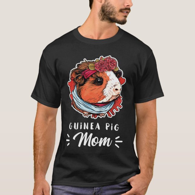T-shirt Guinea Pig Mom Outfit for Guinea Piggies Girl   3 (Devant)