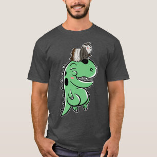T-shirt Guinea Pig On Dinosaur Guinea Pig