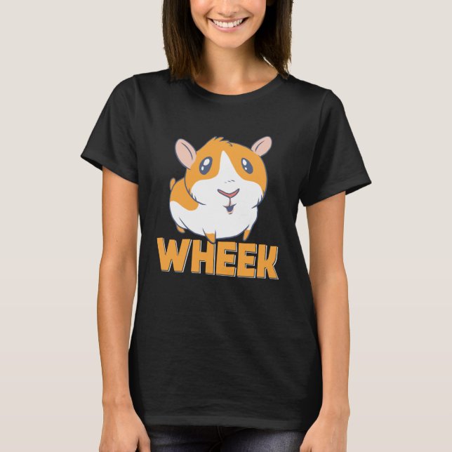 T-shirt Guinea Pig Owner cute Wheek (Devant)