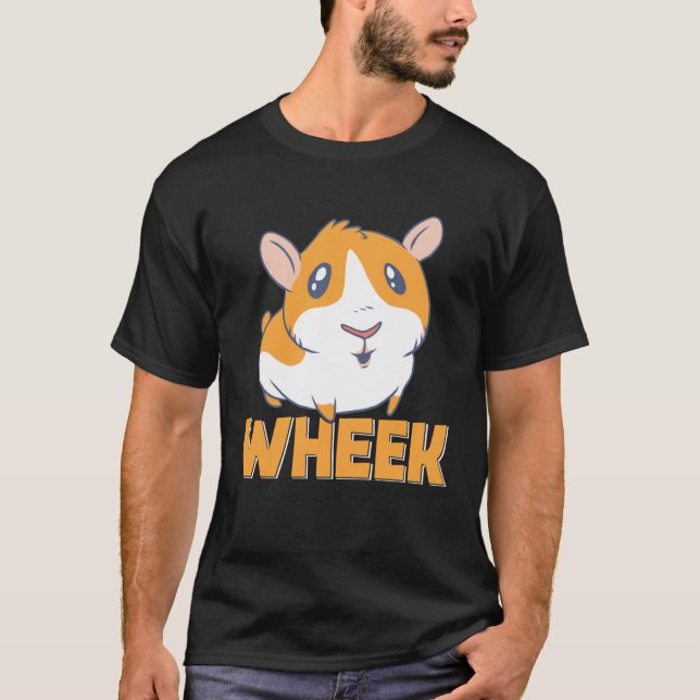 T-shirt Guinea Pig Owner cute Wheek (Devant)