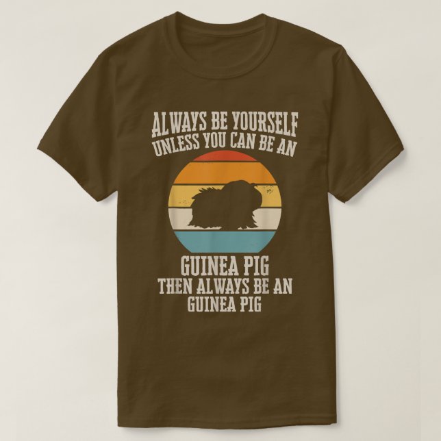 T-shirt Guinea Pig Pet Peruvian Sheba 501 (Design devant)