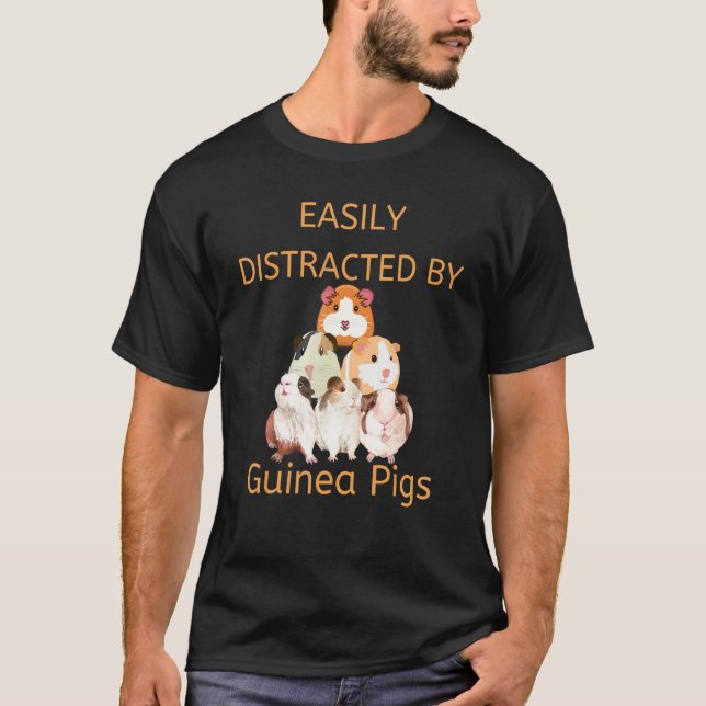 T-shirt Guinea Pig Quote for a Guinea (Devant)