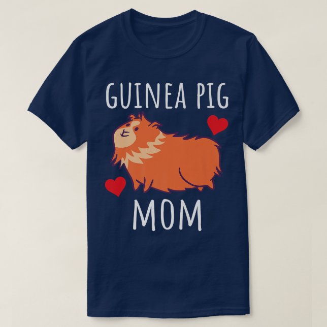 T-shirt Guinea Pig Saying Owner  (Design devant)