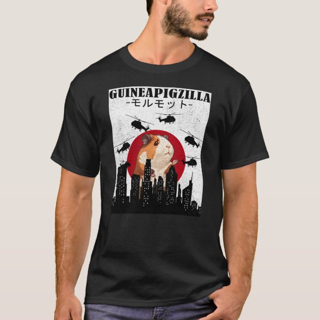 T-shirt Guinea Pig Shirt Pet Guinea Pig Funny Guinea Pig L (Devant)