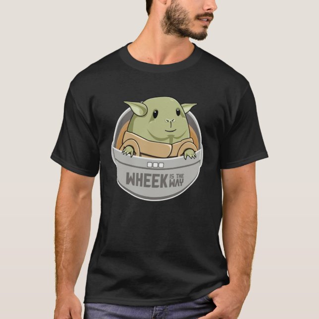 T-shirt Guinea Pig Wheek Is The Way Baby Guingu Cute (Devant)