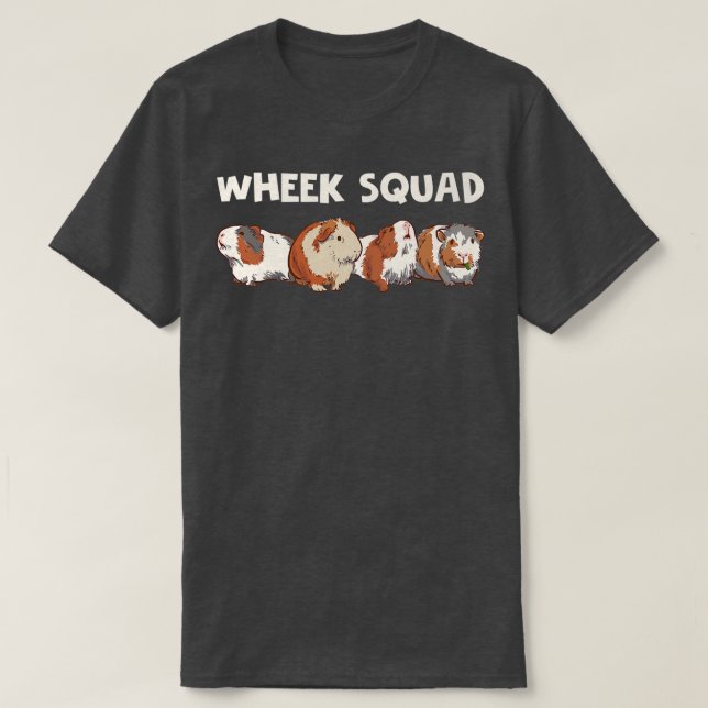 T-shirt Guinea Pig Wheek Squad Cute Funny Guinea Pig Premi (Design devant)