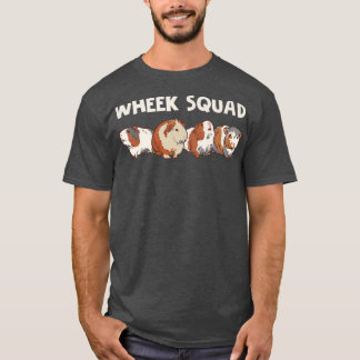 T-shirt Guinea Pig Wheek Squad Cute Funny Guinea Pig Premi